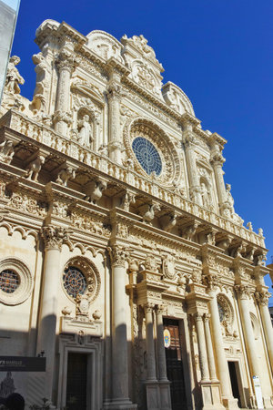LECCE, ITALY - MAY 12, 2024: Amazing view of The Old town of Lecce, Apulia Region, Italyのeditorial素材