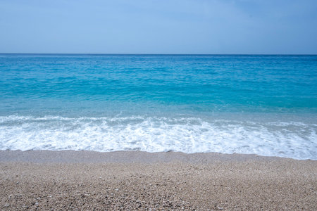 Amazing Panorama of Lefkada near Kathisma beach, Ionian Islands, Greece