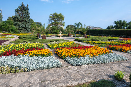 Amazing view of Botanical Garden in town of Balchik, Dobrich region, Bulgariaの写真素材