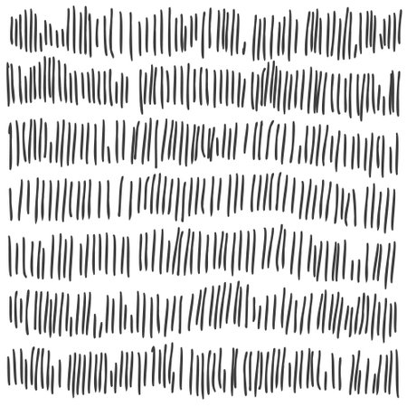 Doodle. Black vertical lines. Graphic vector illustration. sketch scrawl. Pen doodle freehand line strokes.のイラスト素材