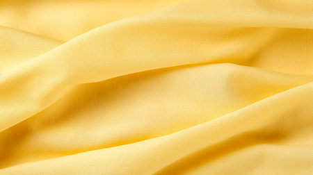 Close-up of yellow fabric texture. Textile background. Abstract background and texture for design.の素材