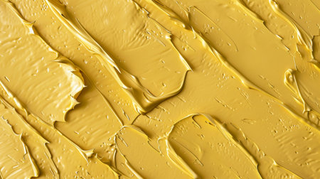 Vibrant gold painted texture showcases intricate patterns and a smooth finish, ideal for enhancing artistic projects and adding elegance to designs.の素材