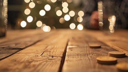 Group of friends enjoy board games together, sitting around a wooden table with drinks and snacks in a warm setting during the evening time.の写真素材