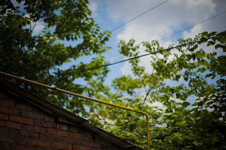 70-80\'s china families of the old factoryの写真素材