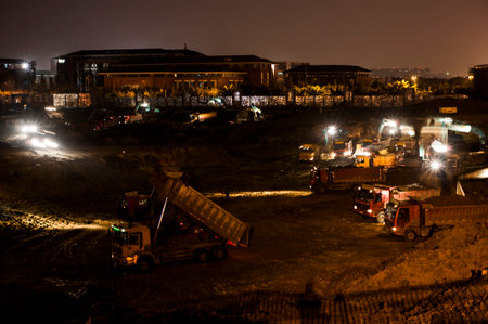 construction siteのeditorial素材