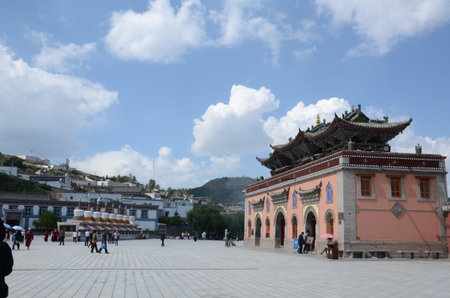Ta\'er Lamasery in Qinghai Provinceのeditorial素材