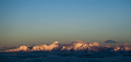 Mount Gonggaの写真素材