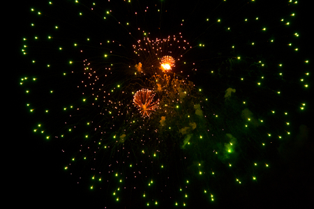 salute in honor of 70th anniversary of Victory Day in Moscowの写真素材