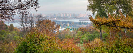 Kiev city panorama, Ukraineの写真素材