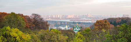 Kiev city panorama, Ukraineの写真素材