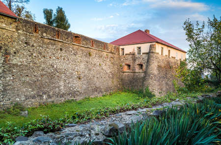 Beautiful old castle in Uzhgorodのeditorial素材