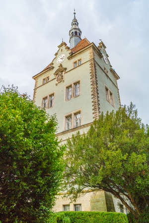 The Shenborn castle and english garden around it, Karpaty, Ukraine