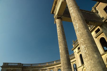 An Artistic Veiw of a Stately Homeの写真素材