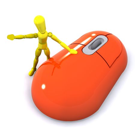 A Colourful 3D Rendered Internet Concept Illustrationの写真素材