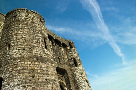 A Colourful Photo of Castle Ruins (uk)の写真素材