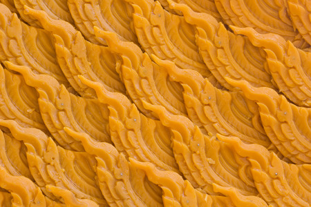 Big candle used in Candle Festival.の写真素材