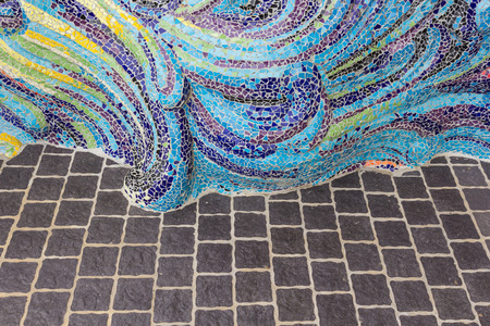 Abstract, Colorful ceramic tile patterns.の写真素材