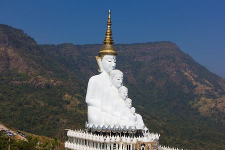 Five Buddha statue ( wat phra that pha sorn kaew) Phetchabun,Thailand.の写真素材