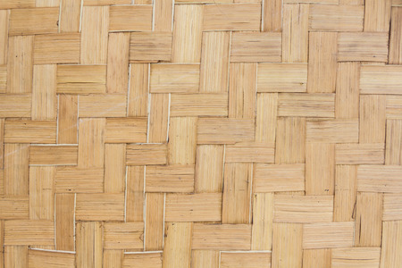 close up woven bamboo pattern.