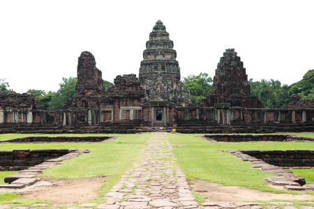 Prasat Hin Phimai Historical Park In Nakhon Ratchasima province, Thailand.の写真素材