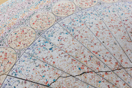 Beautiful texture of Colorful Mosaic at Wat Pha Sorn Kaew in Phetchabun province, Thailand.の写真素材
