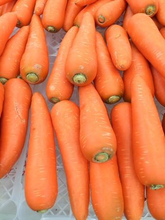 Fresh carrot in the market.