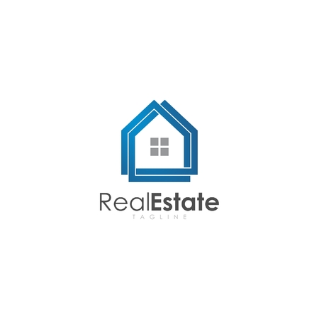 real estate logo designのイラスト素材