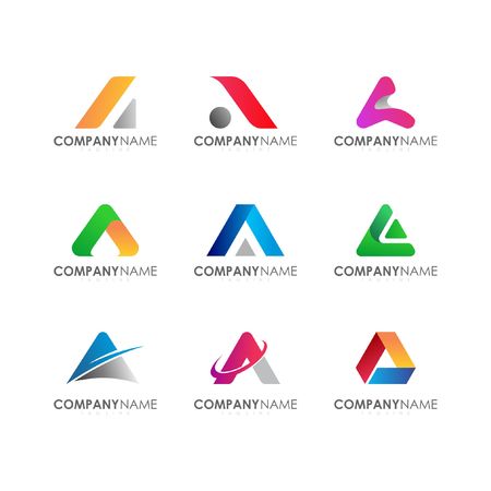 A logo designのイラスト素材