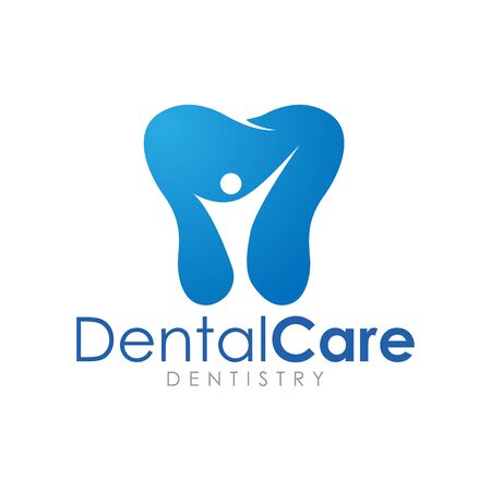 Modern elegant healthcare dental logo. Logo Design inspiration.のイラスト素材