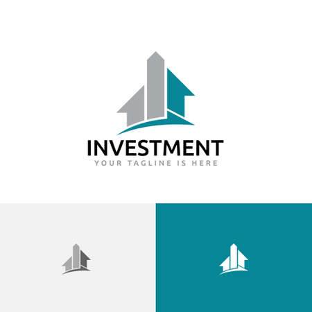 House Building Real Estate Business Investment Abstract Modernのイラスト素材