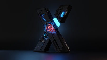 Font 3D for illustration designの写真素材