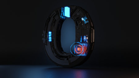 Font 3D for illustration designの写真素材