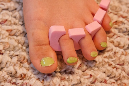 Kid Pedicureの写真素材
