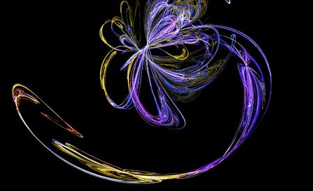 Flower Fractal Imageの写真素材