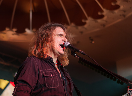 Megadeth live at Eatons Hill Hotel in Brisbane, 21 October 2015のeditorial素材