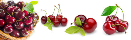 cherry fruitの写真素材