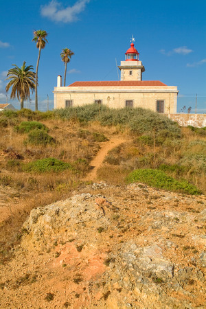 LAGOS, PORTUGAL, Farol da Ponta da Piedadeの写真素材