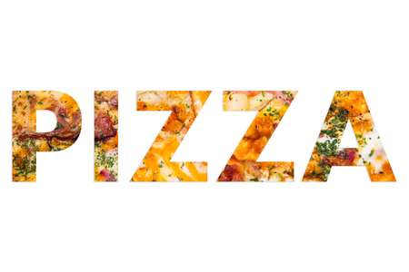 Text of the pizza by the pizza for the pizzaの写真素材