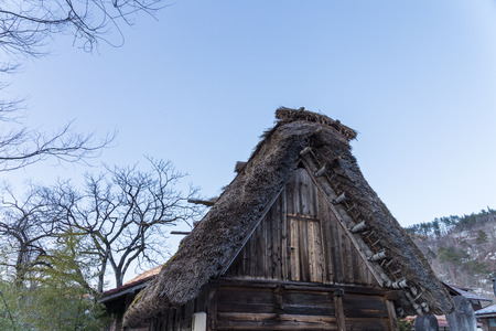 Historic Village of Shirakawago in Japanの写真素材
