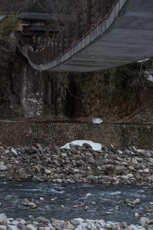 Historic Village of Shirakawago in Japanの写真素材