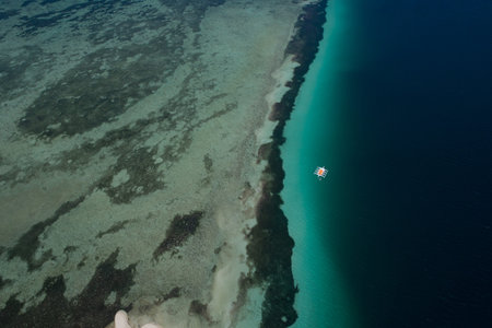 Aerial view of the closest island to heaven