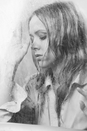 Sad womanの写真素材