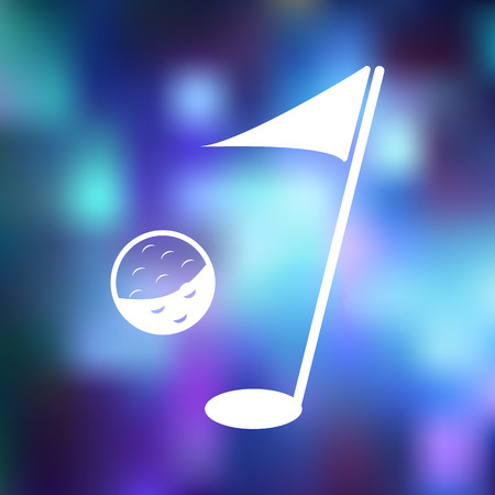 Golf iconのイラスト素材
