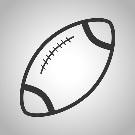 Rugby ball iconのイラスト素材