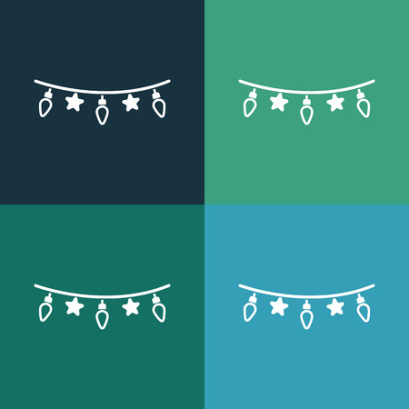 Garland iconのイラスト素材