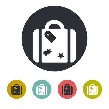 Suitcase iconのイラスト素材