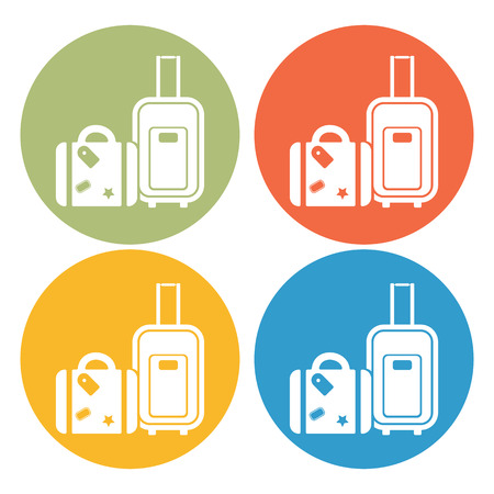 Luggage iconのイラスト素材