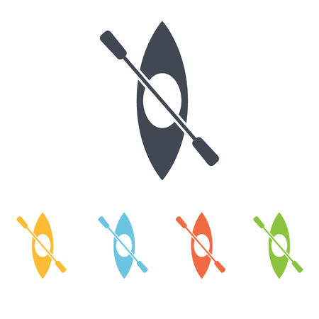 Canoe iconのイラスト素材
