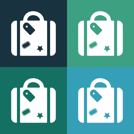 Suitcase iconのイラスト素材