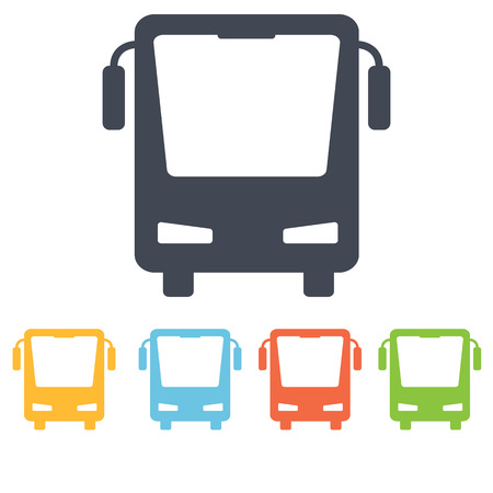 Bus iconのイラスト素材